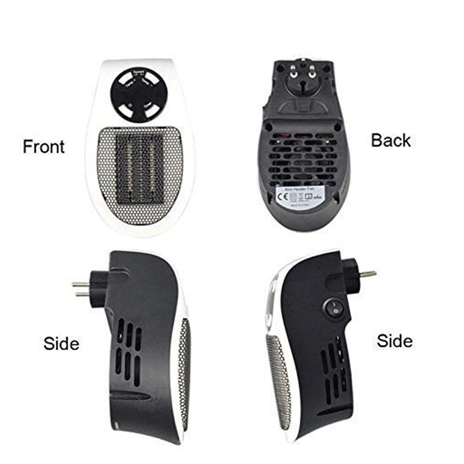 Compact mini heater for easy portability Compact mini heater for easy portability